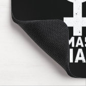 Pet katten en smoes het patriarchaat - grappige ni muismat (Hoek)