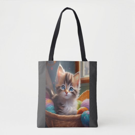 Pet kattenzak tote bag (Voorkant)
