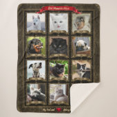 Pet Keepomwille,  12 Foto / Maanden - Groot Sherpa Deken (Voorkant)