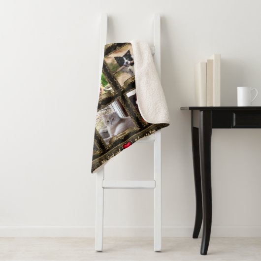 Pet Keepomwille, 12 Foto / Maanden - Groot Sherpa Deken (In situ)