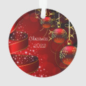 Pet Kerstacrylversier Ornament (achterkant)