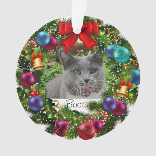 Pet Kerstacrylversier Ornament (voorkant)