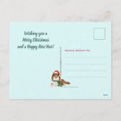 Pet-kerstboom met Sable Sheltie Holiday Feestdagenkaart (Achterkant)