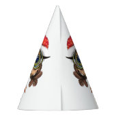 Pet kerstboomfeest feesthoedjes (Achterkant)