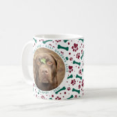 Pet-kerstcadeaufotoschilderingen Dog Grandpa Koffiemok (Voorkant links)