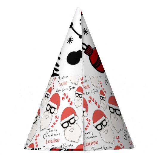 Pet kerstfeest feesthoedjes (Achterkant)