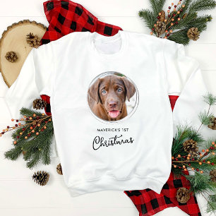 Pet Kerstmis Aangepaste Dog Foto Holiday Trui