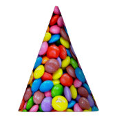 Pet kleurrijke Snoep Feesthoedjes (Rechts)