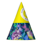 Pet , kleurrijke wilde bloemen feesthoedjes (Links)