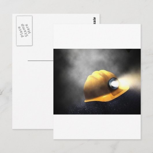 pet kolenmijnen briefkaart (Voorkant / Achterkant)