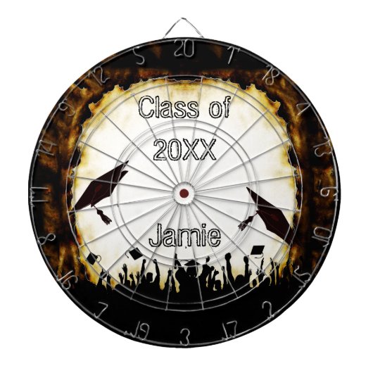 Pet-kruipende schapenhuid-Afstuderen klasse Dartbord (Voorkant)