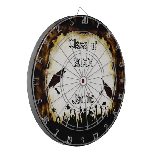 Pet-kruipende schapenhuid-Afstuderen klasse Dartbord (Voorkant Links)