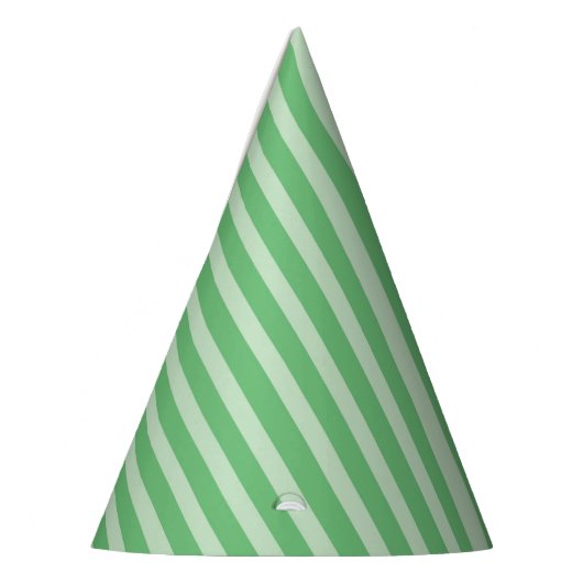Pet KRW Green Stripe Party Feesthoedjes (Links)