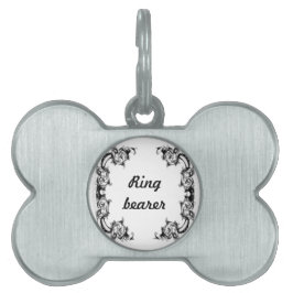 PET-label Beenderen Bloemenringdrager Huisdieren Naamplaatje