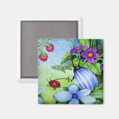 Pet Ladybug Magnet (Voorkant / Achterkant)