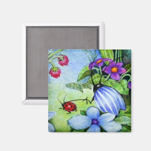 Pet Ladybug Magnet (Voorkant / Achterkant)