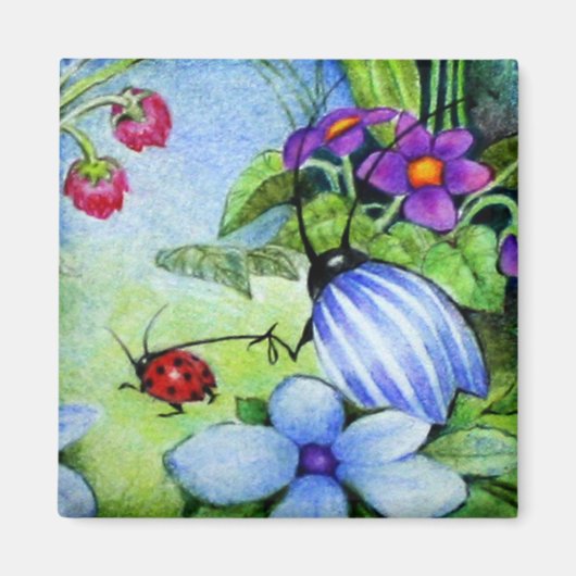 Pet Ladybug Magnet (Voorkant)