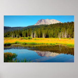 Pet Lake in Lassen Volcanic National Park Poster