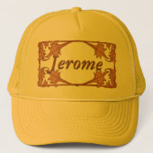 Pet - Leafy Bracket Lijst met naam (Voorkant)