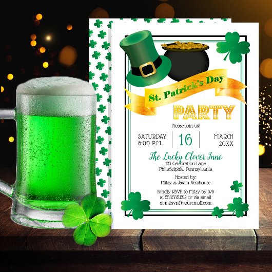 Pet Leprechaun |Plein van de dag van de Gouden Sin Kaart