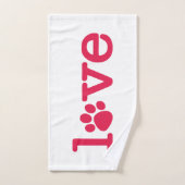 Pet-liefde Bad Handdoek (Handdoek)