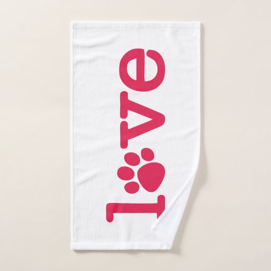 Pet-liefde Bad Handdoek (Handdoek)