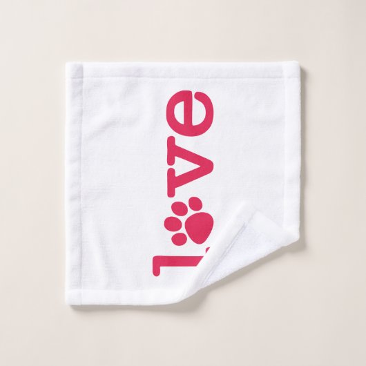 Pet-liefde Bad Handdoek (Wasdoekje)