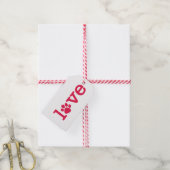 Pet-liefde Cadeaulabel (Met Touw)