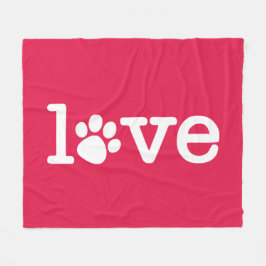 Pet-liefde Fleece Deken