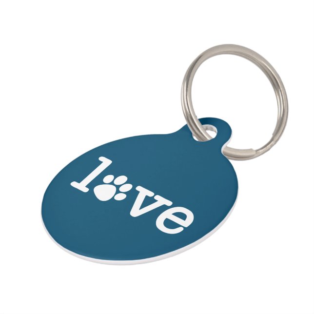 Pet-liefde Huisdierpenning (Zijkant)