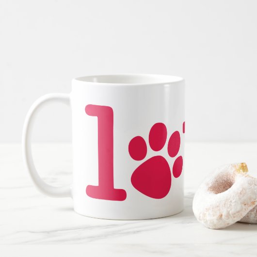 Pet-liefde Koffiemok (Met donut)