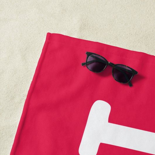 Pet-liefde Strandlaken (In situ)