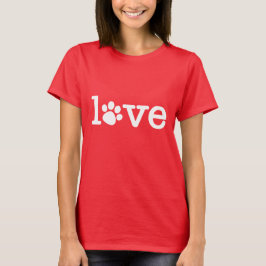 Pet-liefde T-shirt