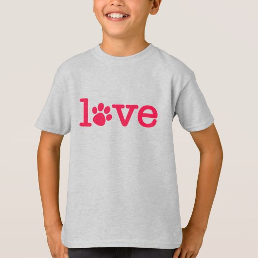 Pet-liefde T-shirt (Voorkant)