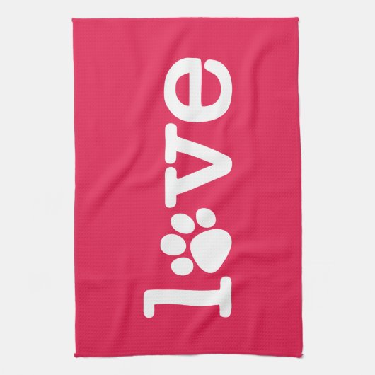 Pet-liefde Theedoek (Verticaal)