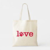 Pet-liefde Tote Bag (Achterkant)