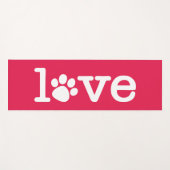 Pet-liefde Yogamat (Voorkant (horizontaal))