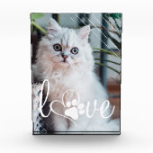 Pet Life Love | Foto Paw Print Heart (Voorkant)