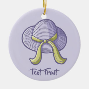 Pet Lila Keramisch Ornament