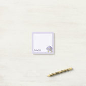Pet Lila Post-it® Notes (Op bureau)