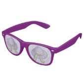 Pet Lila Retro Zonnebril (Gekanteld)