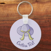 Pet Lila Sleutelhanger (Voorkant)