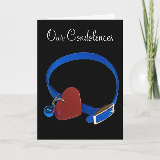 Pet Loopt sympathie Blauwe kraag Sjabloon van het  (Voorkant)