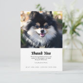 Pet Loss Bedankt voor je sympathiekaart (Staand voorkant)