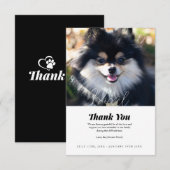 Pet Loss Bedankt voor je sympathiekaart (Voorkant / Achterkant)