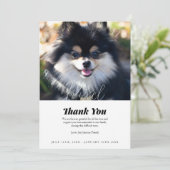 Pet Loss Bedankt voor je sympathiekaart (Staand voorkant)