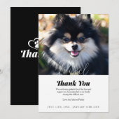 Pet Loss Bedankt voor je sympathiekaart (Voorkant / Achterkant)