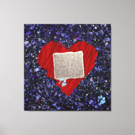 Pet Loss Bereavement Henry Scot Holland 1827 Text Canvas Afdruk