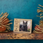 Pet Loss Cat Memorial Fotoplaat (Zijkant)