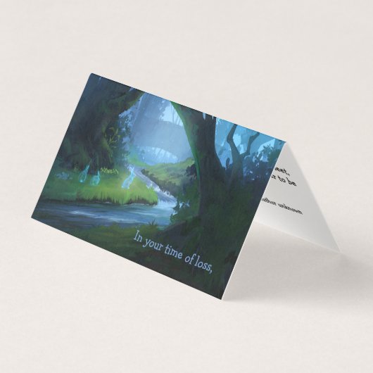 Pet loss condoleance kaart (Voorkant)